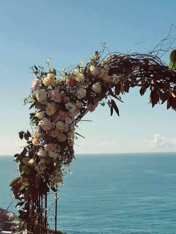 Rustic Arch with flowers