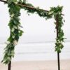 Dark Brown Bamboo Arch
