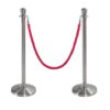 Bollards And Red Rope