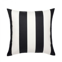 Black And White Stripe Cushion