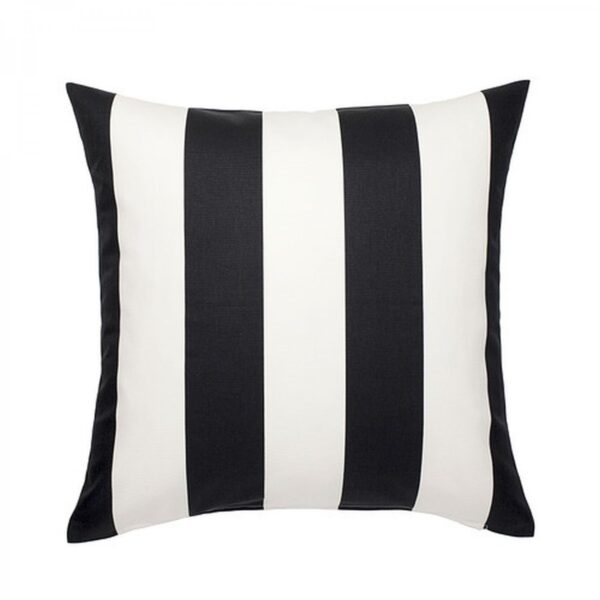 Black And White Stripe Cushion