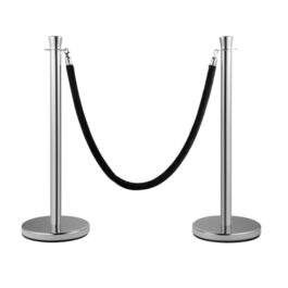 Bollard Black Rope